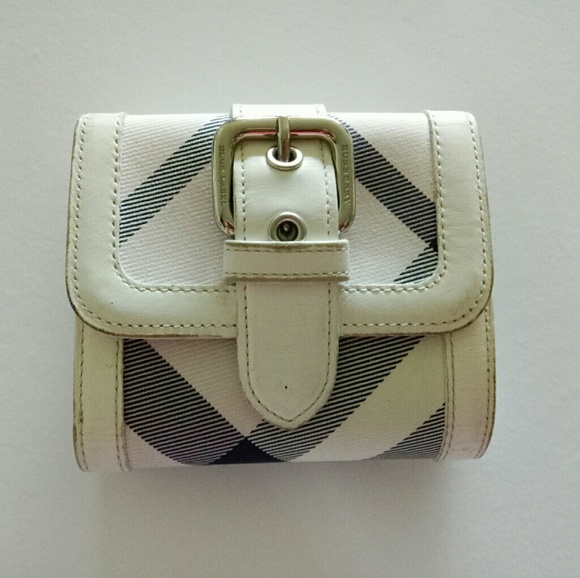 Burberry Handbags - Rare Burberry Blue Label pink plaid wallet